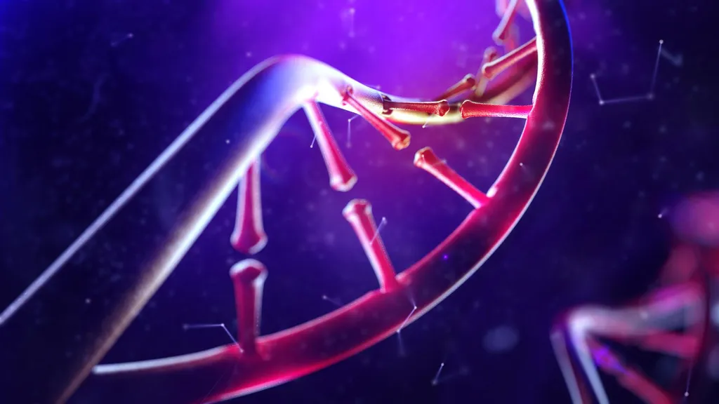 Purple Genome DNA