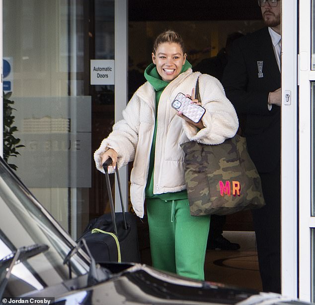 Strictly’s Molly Rainford and Fleur East appear fresh-faced as they wave goodbye to Blackpool