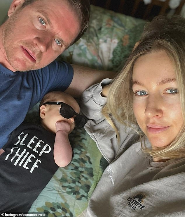 Sunrise weatherman Sam Mac shares hilarious photo of newborn daughter Margot