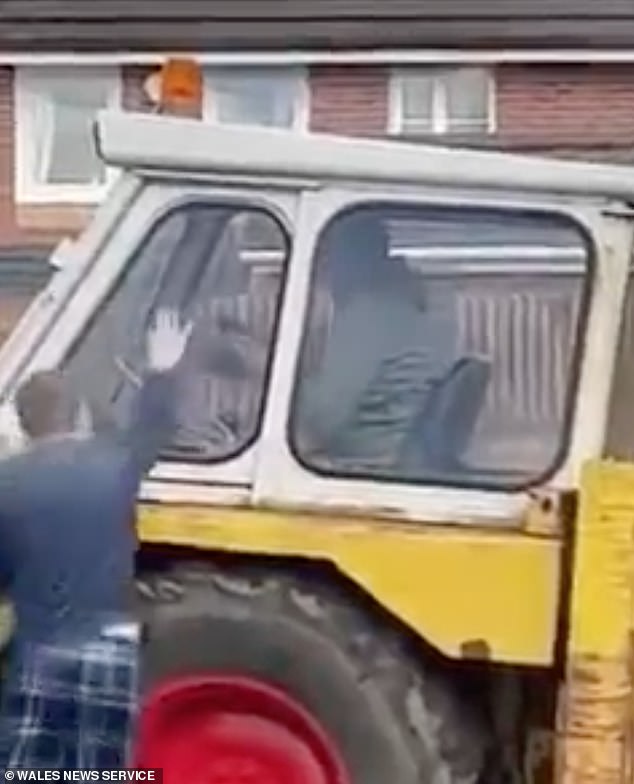 WATCH: ‘Drunk’ JCB driver crashes into house in South Wales