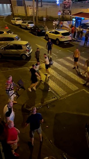 World Cup 2022: England and Wales hooligans fight each other in terrifying Tenerife brawl