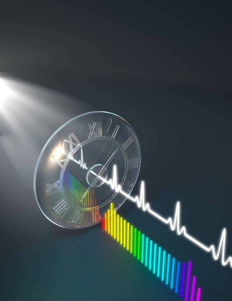 An on-chip time-lens generates ultrafast pulses