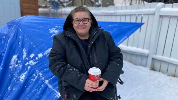 Whitehorse woman camps in the cold to protest lack of access to doctors