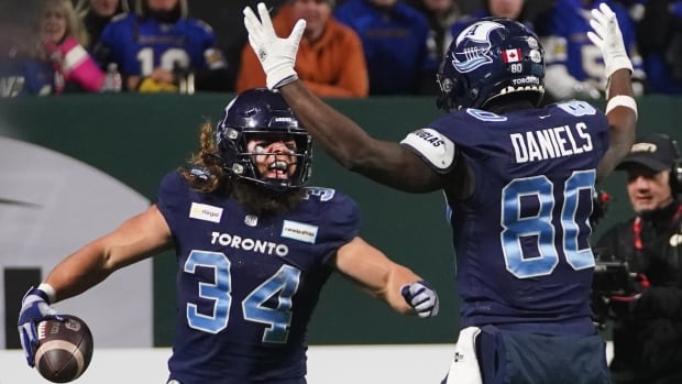 Argonauts dethrone Blue Bombers to win 1st Grey Cup title since 2017