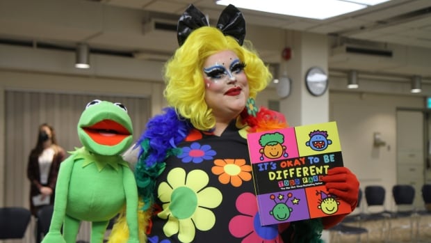 Drag storytime at Hamilton library sees full house, as community comes out to support