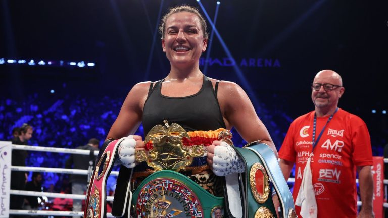 Chantelle Cameron defeats Jessica McCaskill to become undisputed super-lightweight champion | Boxing News