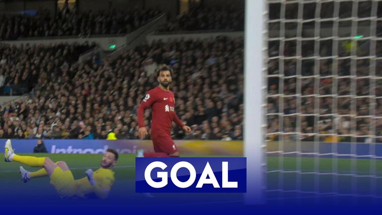 Salah scores second after Dier howler