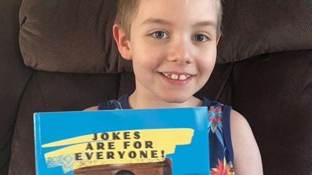 7-year-old with autism spreads awareness, laughs with joke book