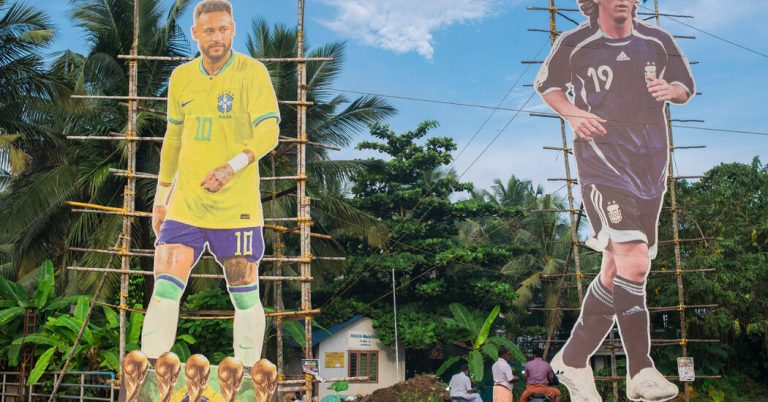 In India, Fiercely Loyal Soccer Fans (of Brazil and Argentina)