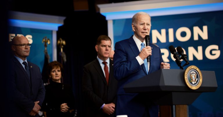 Biden Devotes $36 Billion to Save Union Workers’ Pensions