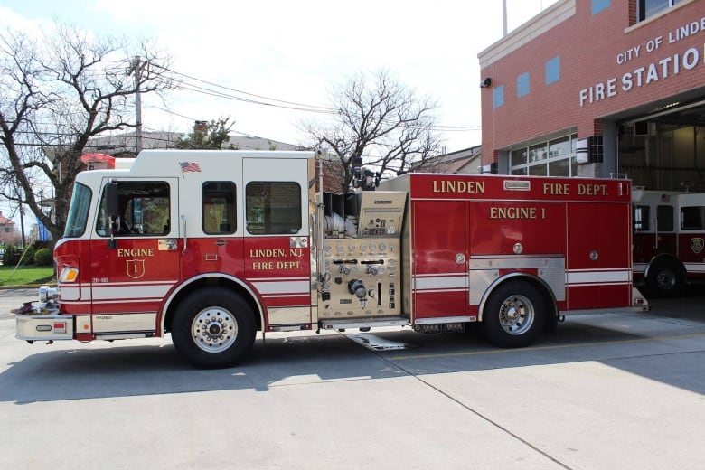 A red firetruck.