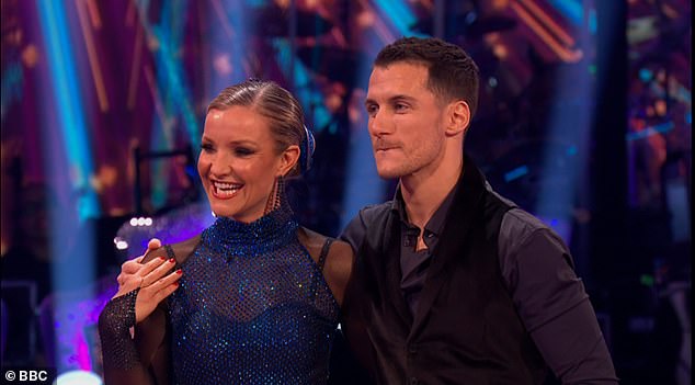 Well done! The duo went on to score 37 from the judges, as they were awarded a nine from Craig, 10 from Motsi and an eight from Shirley, while Anton awarded them 10