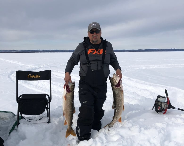 Victor Fern of the Fond du Lac First Nation on a fishing trip.