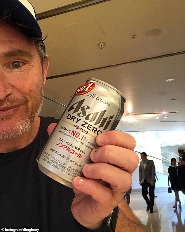 In 2018, Hughes had his first 'beer' in 25 years: a non-alcoholic Asahi Dry Zero