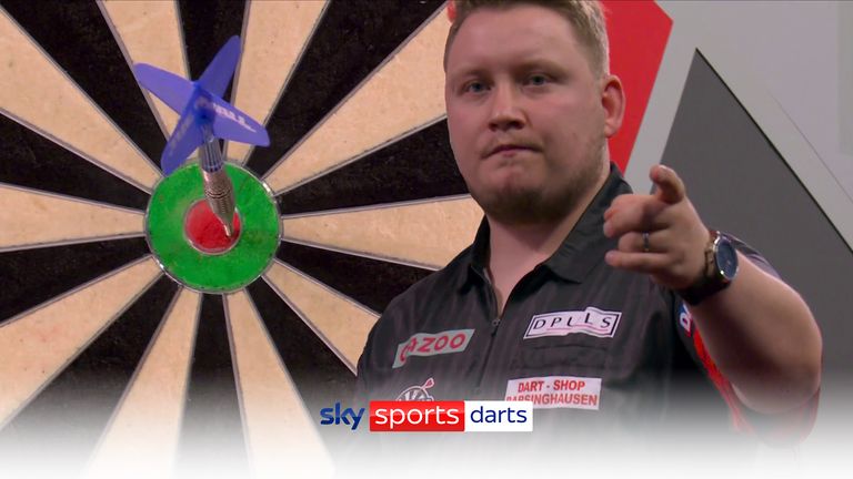 Martin Schindler hit the first 170 checkout of this year's tournament