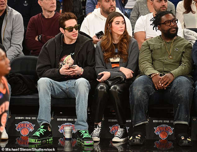 A-list: The former SNL star enjoyed the basketball game at New York City's Madison Square Garden alongside other celebrities like Vampire Diaries star Paul Wesley and Oscar winner Questlove