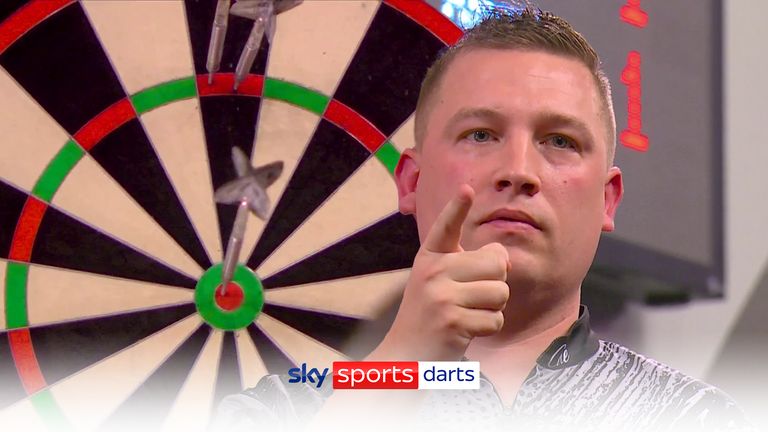 Dobey reeled in a magical 170 checkout against Cross to send Ally Pally wild