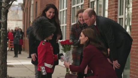 Boy's Halloween costume comes in handy for royal meeting