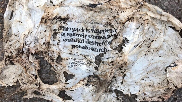 60% of Home “Compostable” Plastic Doesn’t Fully Decompose, Contaminating Our Soil