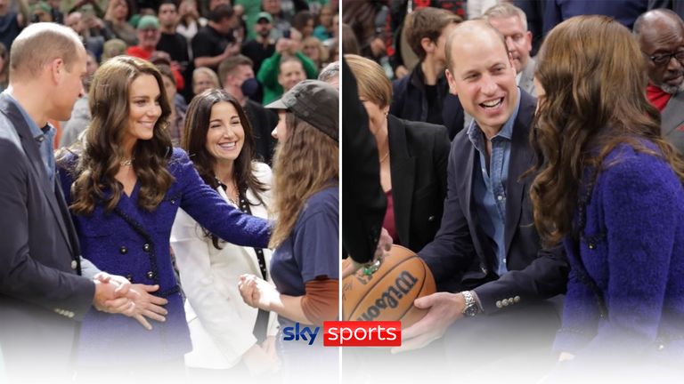 Prince and Princess of Wales attend Boston Celtics vs Miami Heat game | Video | Watch TV Show