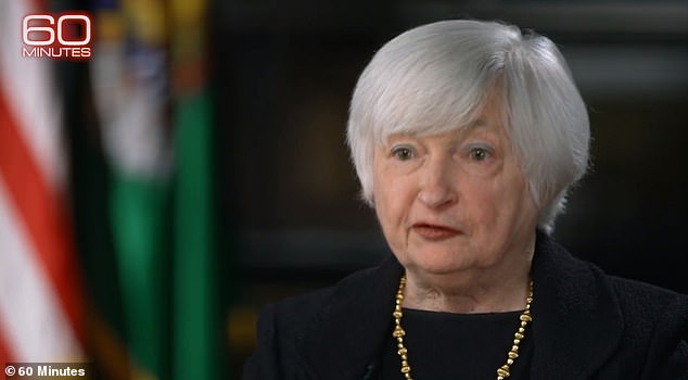 Yellen admits risk of a US recession and it will take a year to achieve ‘much lower inflation’