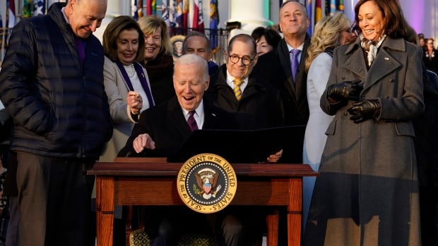 Exclaiming ‘today’s a good day,’ Biden signs bill protecting same-sex and interracial marriage