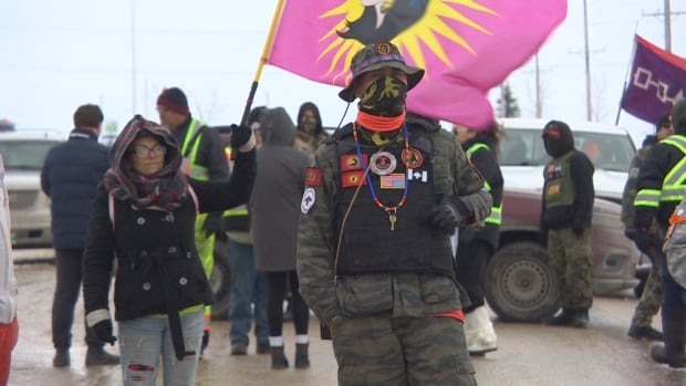 Winnipeg protesters block landfill entrance, call for search for other MMIWG2S after alleged serial killing