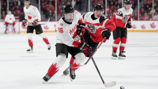 Bedard’s 6 points power Canada past Austria for 2nd straight blowout win at world juniors