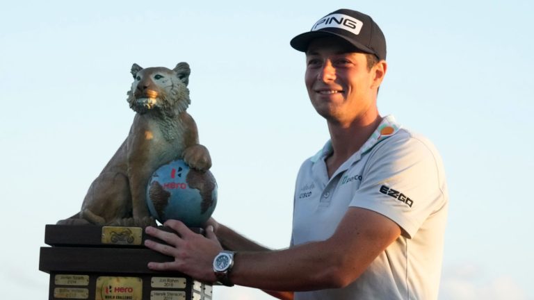 Hero World Challenge: Viktor Hovland holds off Scottie Scheffler to clinch PGA Tour title again | Golf News