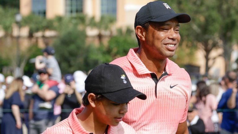 PNC Championship: Tiger Woods and son two shots off the lead after opening round; Justin Thomas and father lead | Golf News