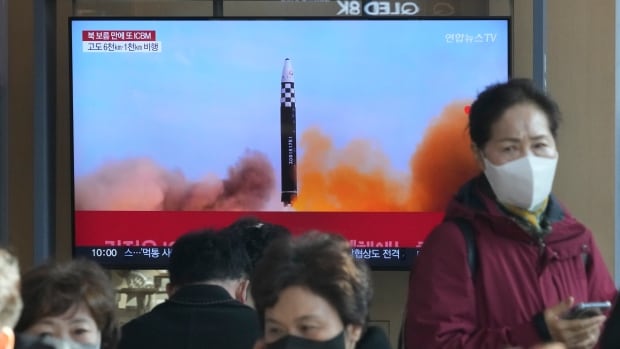 North Korea launches missile into waters between Japan, Korean peninsula, officials say