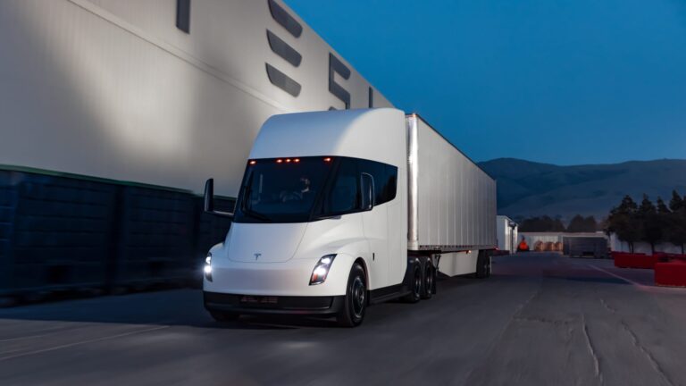 Tesla issues recall on Semi over defective brake module, rollaway risk