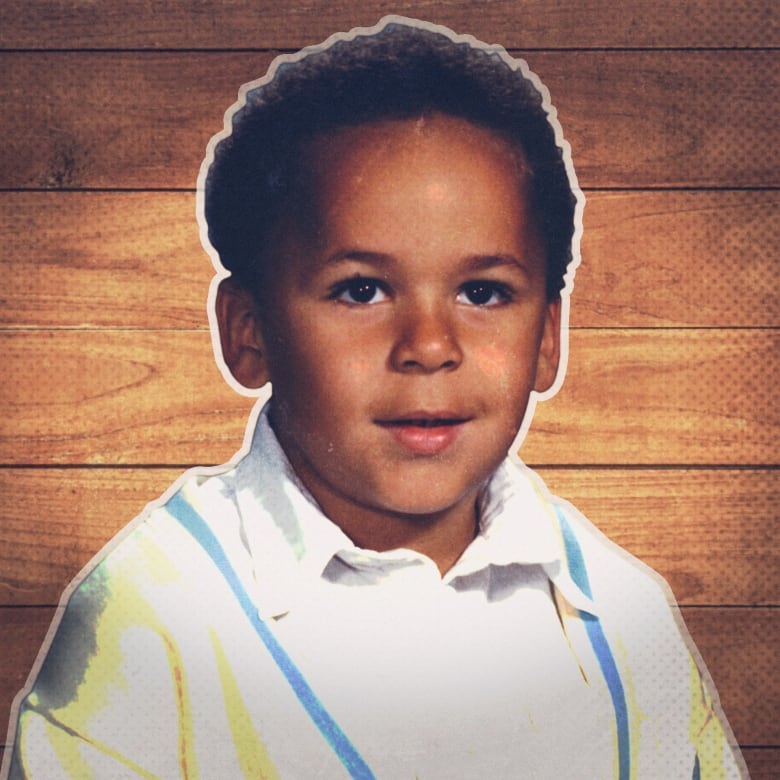 childhood photo of Adam Cissé