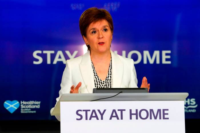 Nicola Sturgeon gave daily televised briefings during the Coronavirus pandemic