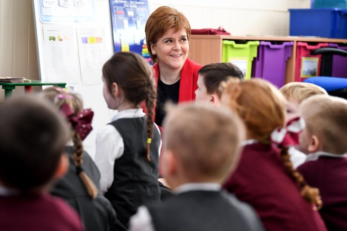 Nicola Sturgeon said education was the issue she wanted her tenure to be judged on