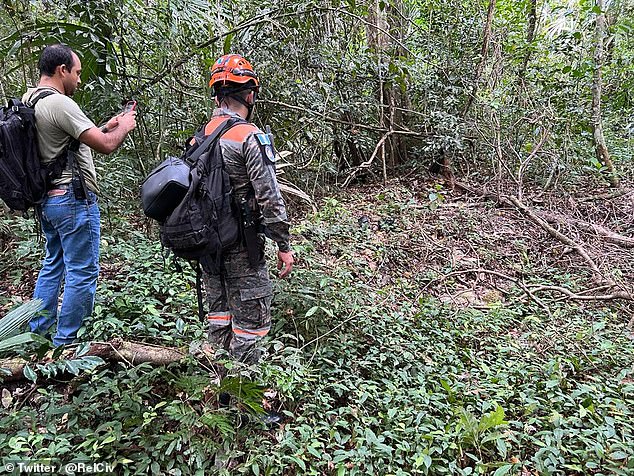 Teams in Guatemala combed the area searching for Ashcroft