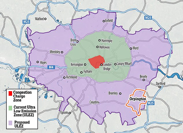 The controversial scheme is set to force Londoners to pay an incredible £12.50-a-day to drive in the capital from August 29, if their cars don't meet certain environmental standards