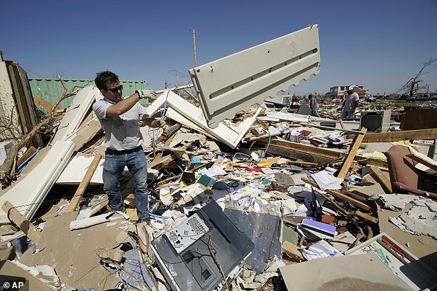 The Governor of Mississippi Tate Reeves declared a state of emergency on Saturday after surveying the extensive damage in the wake of the deadly storm in the hardest hit towns Silver City and Rolling Fork