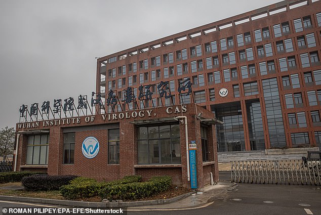 Debate over the timeframe of when Covid emerged is also linked to a dispute over its origins. Pictured here is The Wuhan Institute of Virology (WIV) where a number of experts think Covid could have leaked from