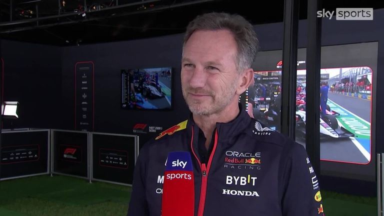 Horner is not worried about a potential conflict between Max Verstappen and Perez as the pair compete for the world title