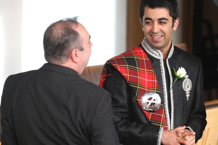 Humza Yousaf and Alex Salmond