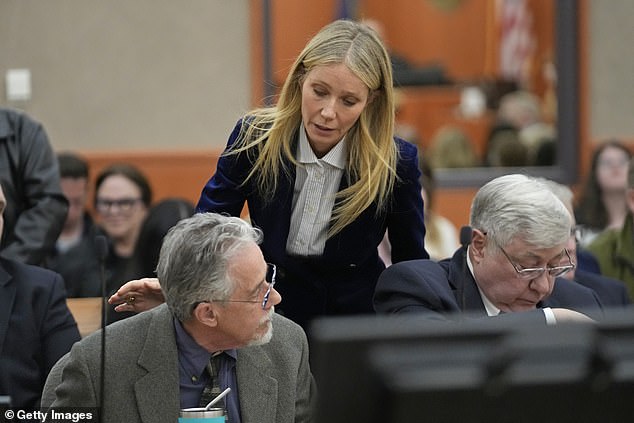 No hard feelings: Gwyneth Paltrow sympathises with Terry Sanderson after the court's verdict