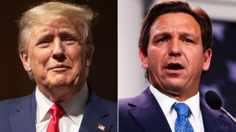 Video: Trump made claim about endorsing DeSantis. Fact checker sets the record straight