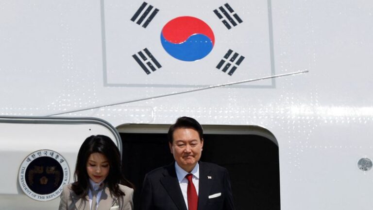 South Korean leader lands in Japan for first visit in 12 years amid China, North Korea concerns