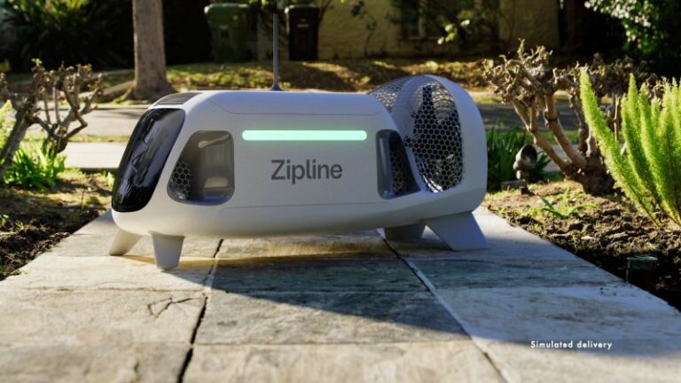 Zipline’s new delivery drone comes with cute ‘droid’ for precise delivery