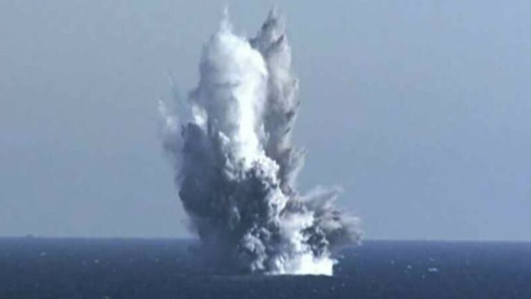 Watch photos North Korea says are from nuclear-capable underwater drone test