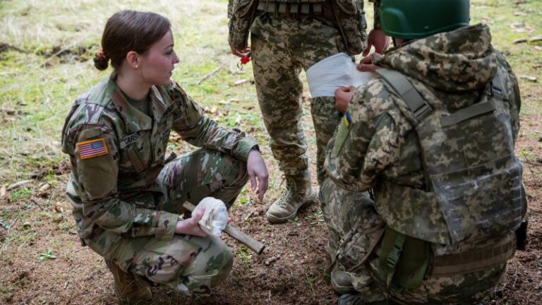 How US troops in Germany are training Ukrainians to save one another on the battlefield