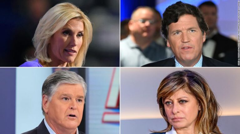 Dominion wants Tucker Carlson, Sean Hannity and other Fox hosts and executives to take the stand at trial