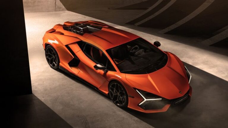 The Lamborghini Revuelto is a 1,001 horsepower hybrid supercar flagship