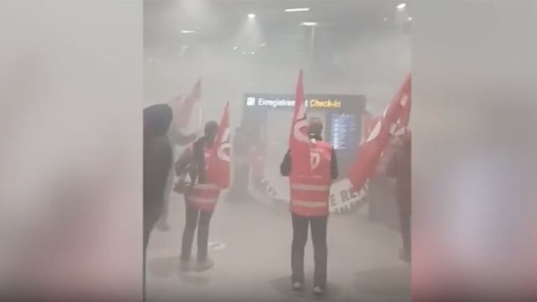 France anti-pension reform protests: Demonstrators enter airport amid nationwide protests